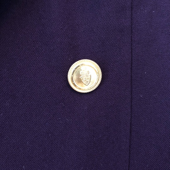 Talbots purple wool blazer size 8 - Picture 7 of 7